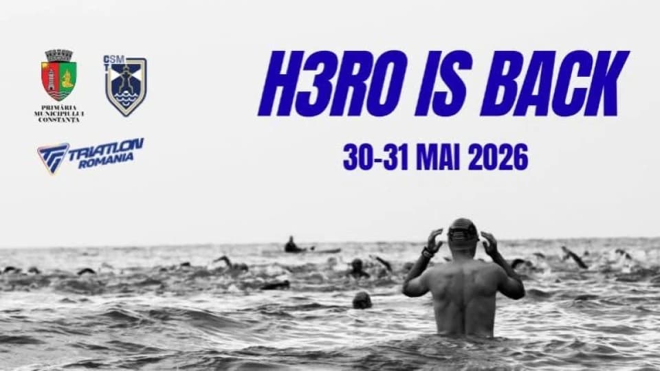 CONSTANȚA: Triatlonul H3RO Mamaia are loc între 30 și 31 mai, în Piațeta Cazino
