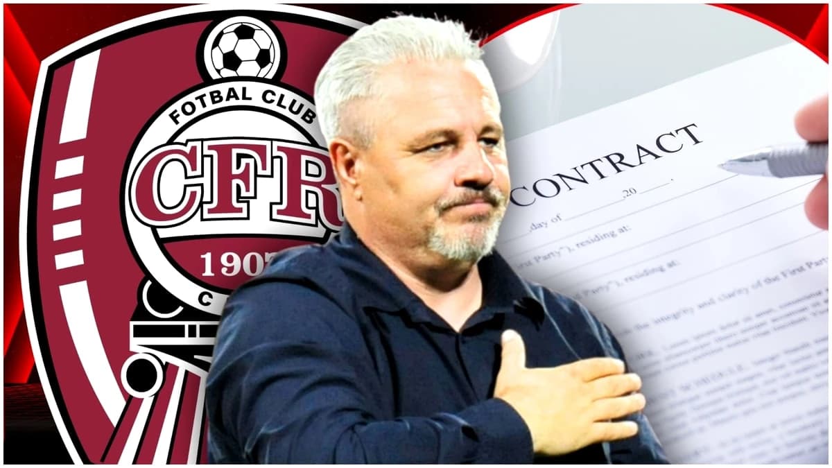 Contractul lui Marius Șumudică la CFR Cluj poate fi reziliat în orice moment: „Asta spune legea!”