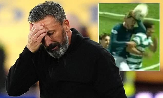 Could Derek McInnes be banned from the touchline for title decider? SFA set to probe Hearts manager'