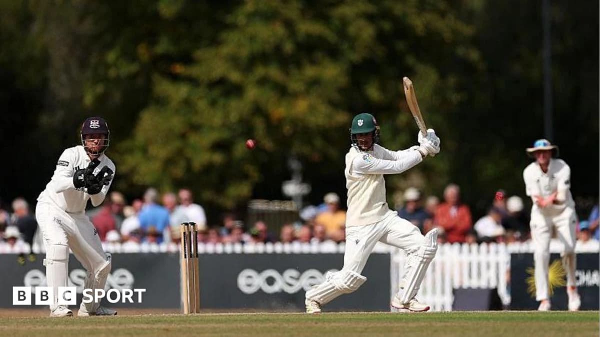 County Championship: Edavalath & D'Oliveira turn tide at Cheltenham