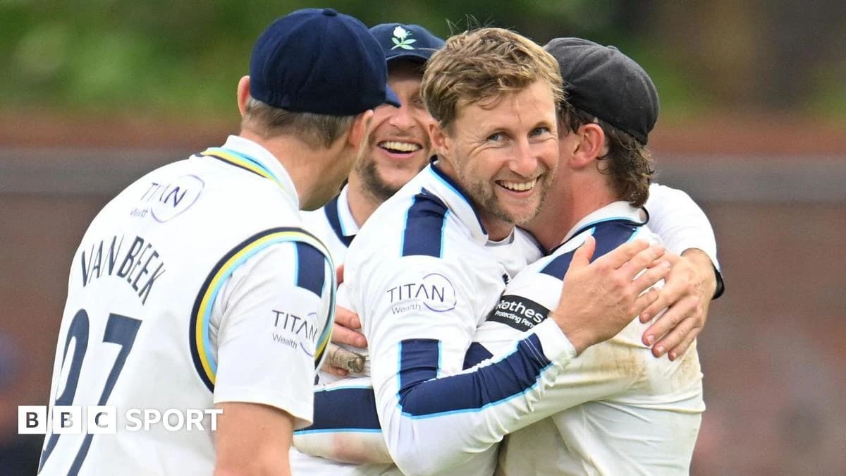County Championship: Root takes four wickets as Yorkshire beat Somerset