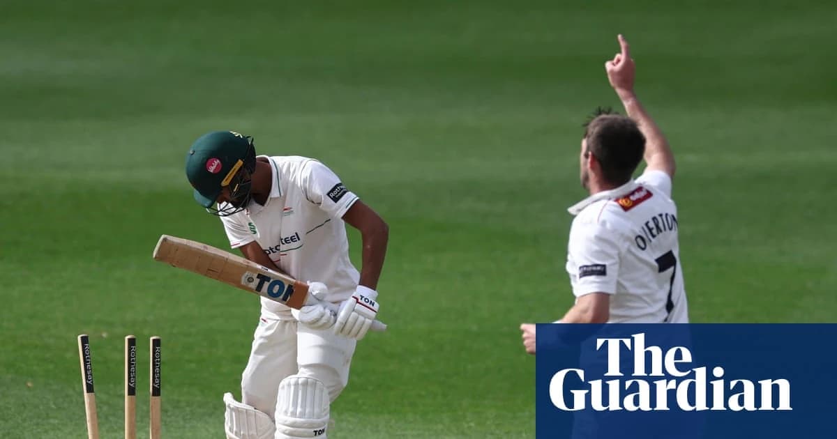County cricket: Somerset in front as thrilling title race builds to climax