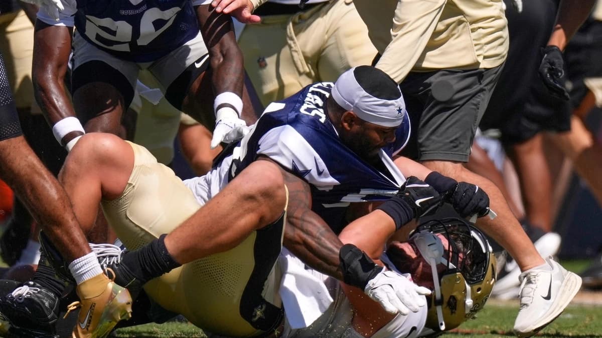 Cowboys and Saints fined $500,000 apiece by NFL after brawl-filled joint practice - ABC News
