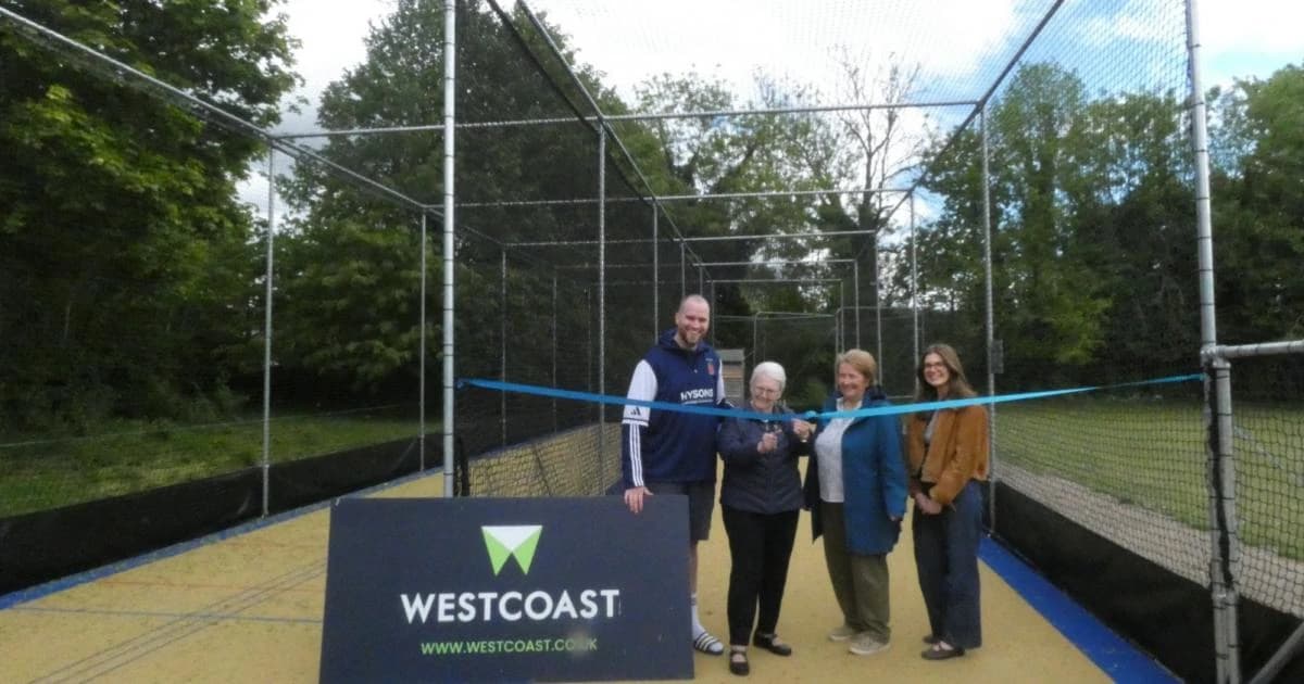 Cricket club nets get major upgrade after £26k Crowdfunder