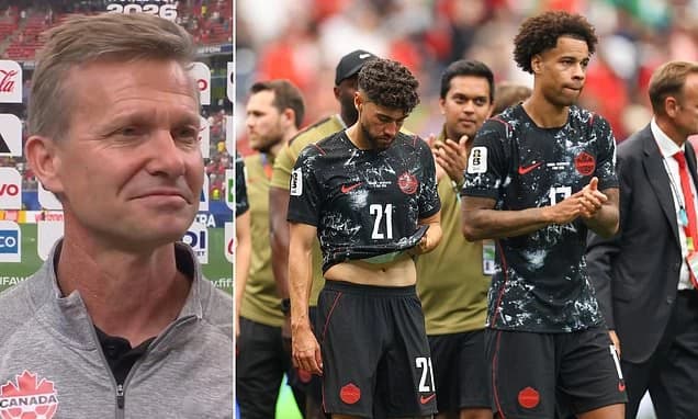 'Cringeworthy' Canada coach Jesse Marsch is slammed for bizarre comment during post-match TV intervi