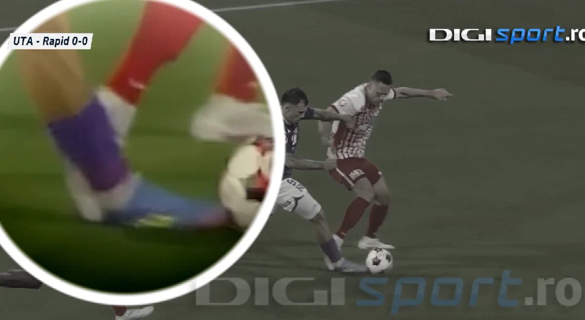 Cristi Balaj a văzut UTA - Rapid și a dat verdictul: nu numai penalty, dar și alt cartonaș roșu!