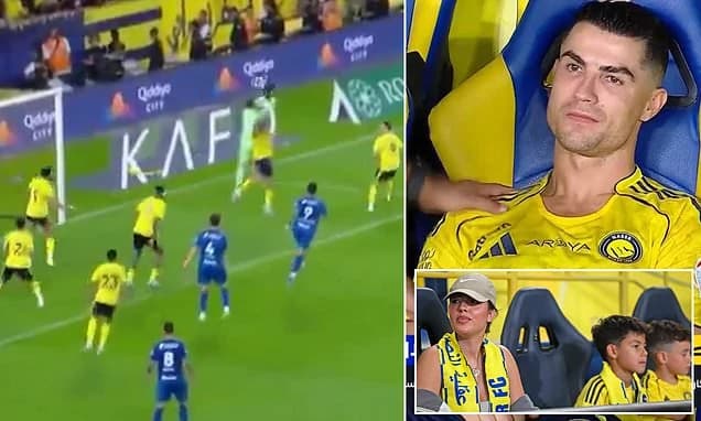 Cristiano Ronaldo left distraught after bizarre 98TH-MINUTE own goal delays Al-Nassr's title party a