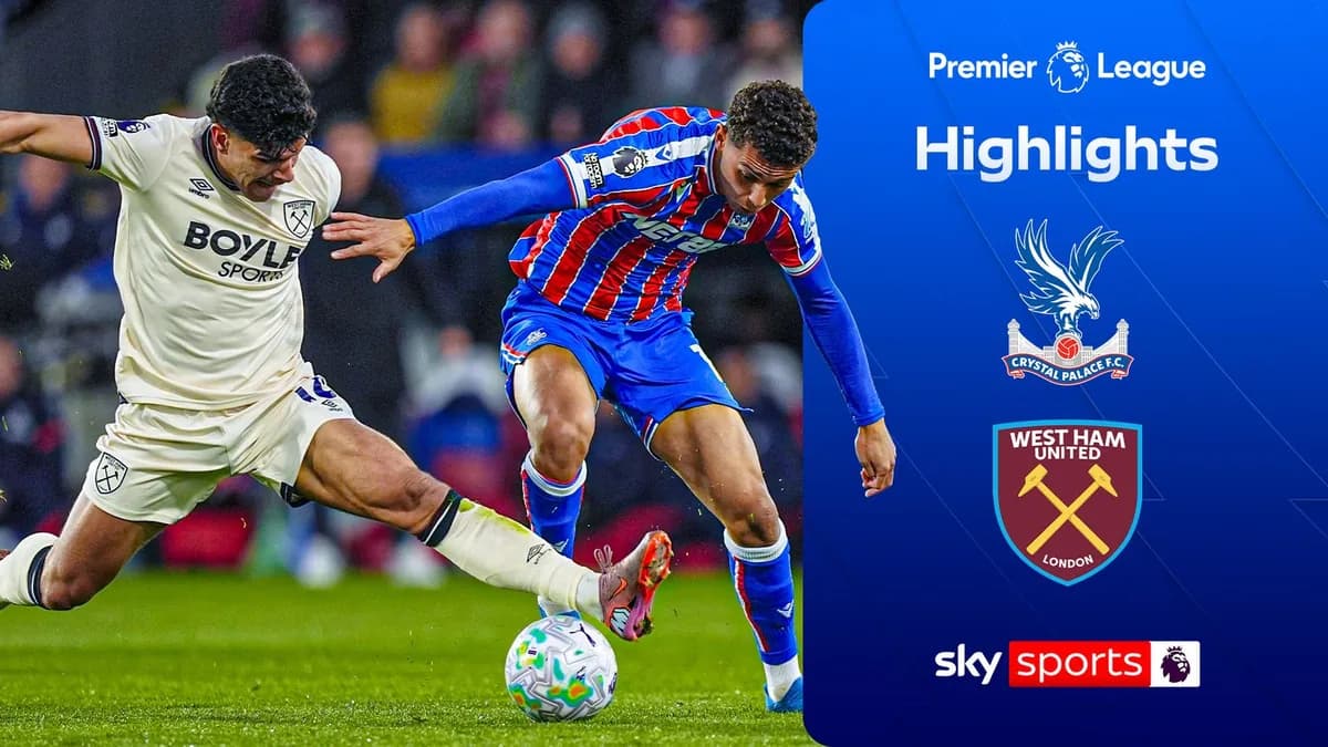 Crystal Palace 0-0 West Ham | Premier League highlights