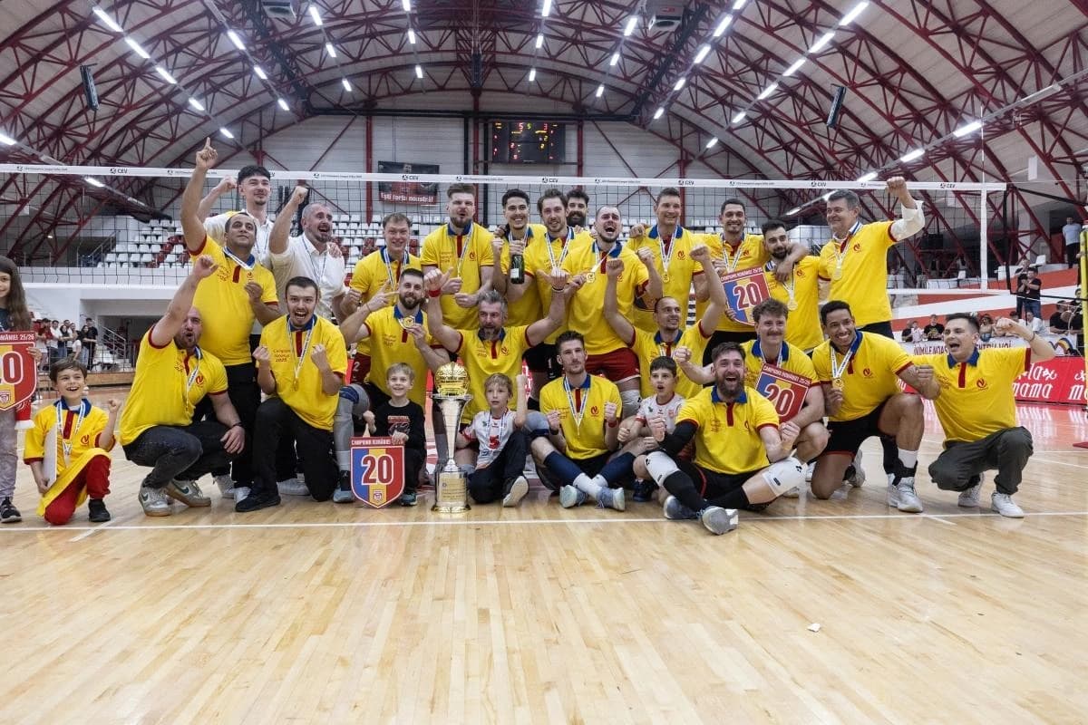 CS Dinamo București a câștigat al 20-lea titlu național la volei masculin