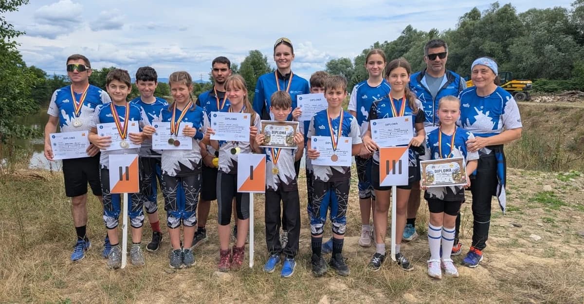 CS Știința Electro Sistem Baia Mare, 20 de medalii la Campionatele Naționale de Orientare cu Mountai