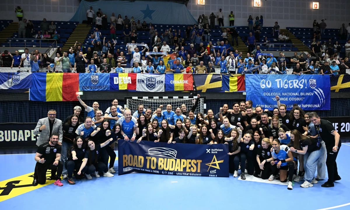 CSM București a scăpat de Gyor! Pe cine va întâlni în a doua semifinală din Liga Campionilor
