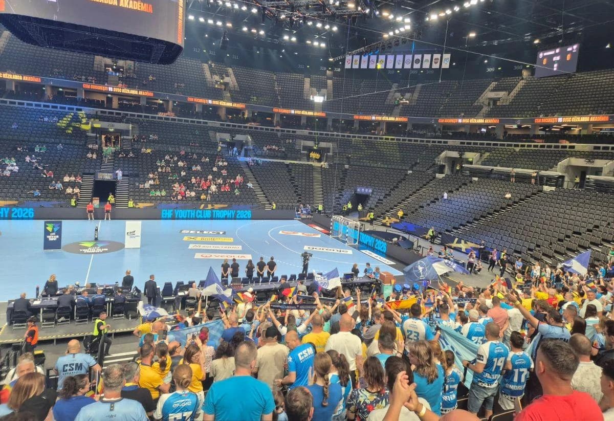 CSM București - Debrecen, marea finală din EHF Youth Club Trophy » Atmosferă ca la București în MVM