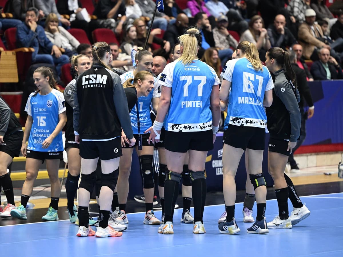 CSM București - Sola 22-30. Înfrângere surpriză în EHF Champions League cu ultima clasată! Victorie