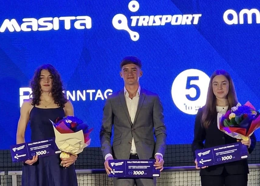 CSM Constanța: Carol Popa și Raul Petre, sportivii anului 2025 la Gala Triatlon România. Premiată și