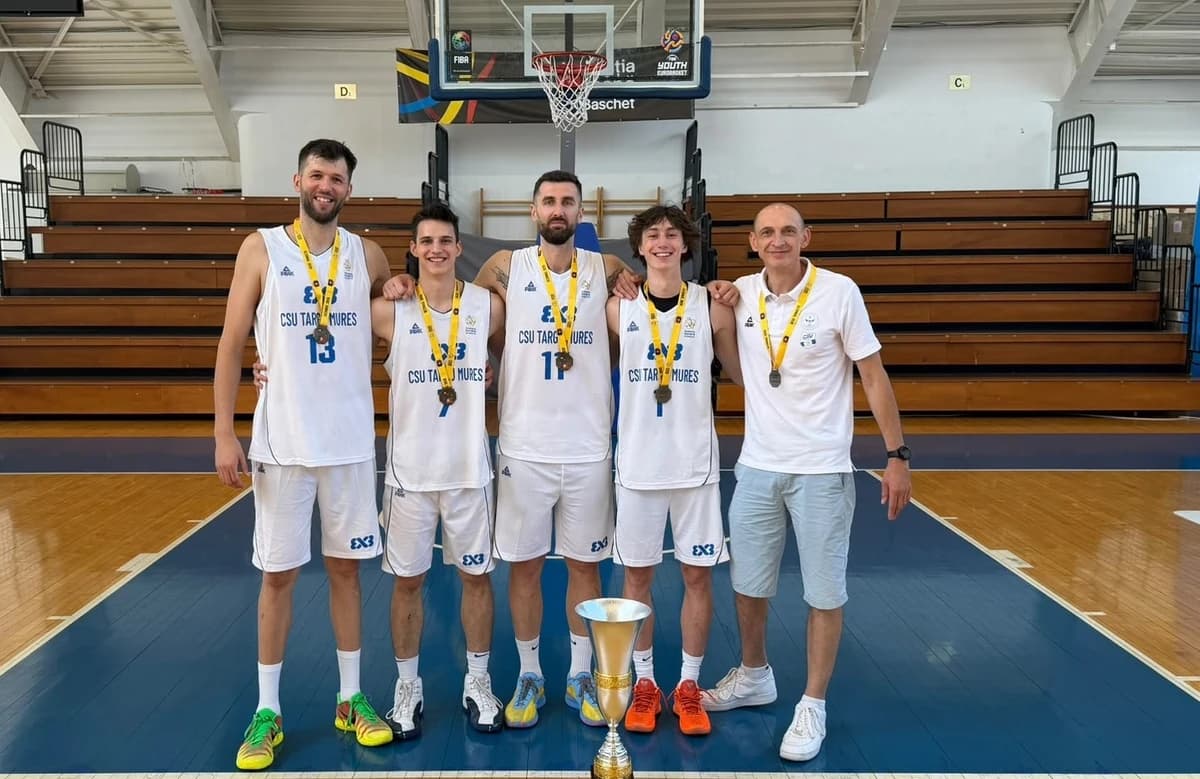 CSU Tg.Mureş, campioana României la baschet 3×3