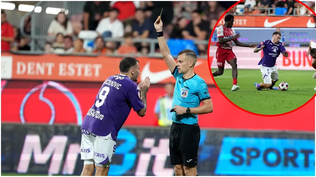 Cum a reacționat Stojilkovic, noul atacant al lui Pancu, după penalty-ul refuzat în UTA – Rapid 0-0: