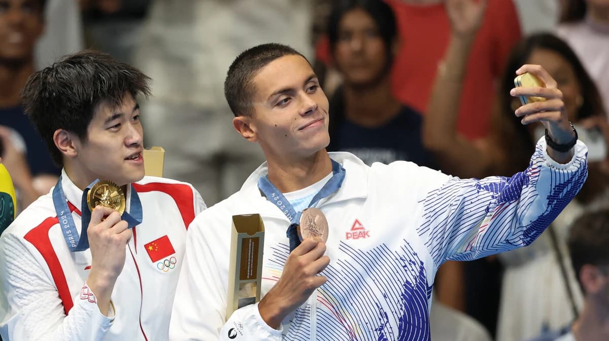 Cum au numit americanii colaborarea între David Popovici și Zhanle Pan după ce chinezul a venit să s