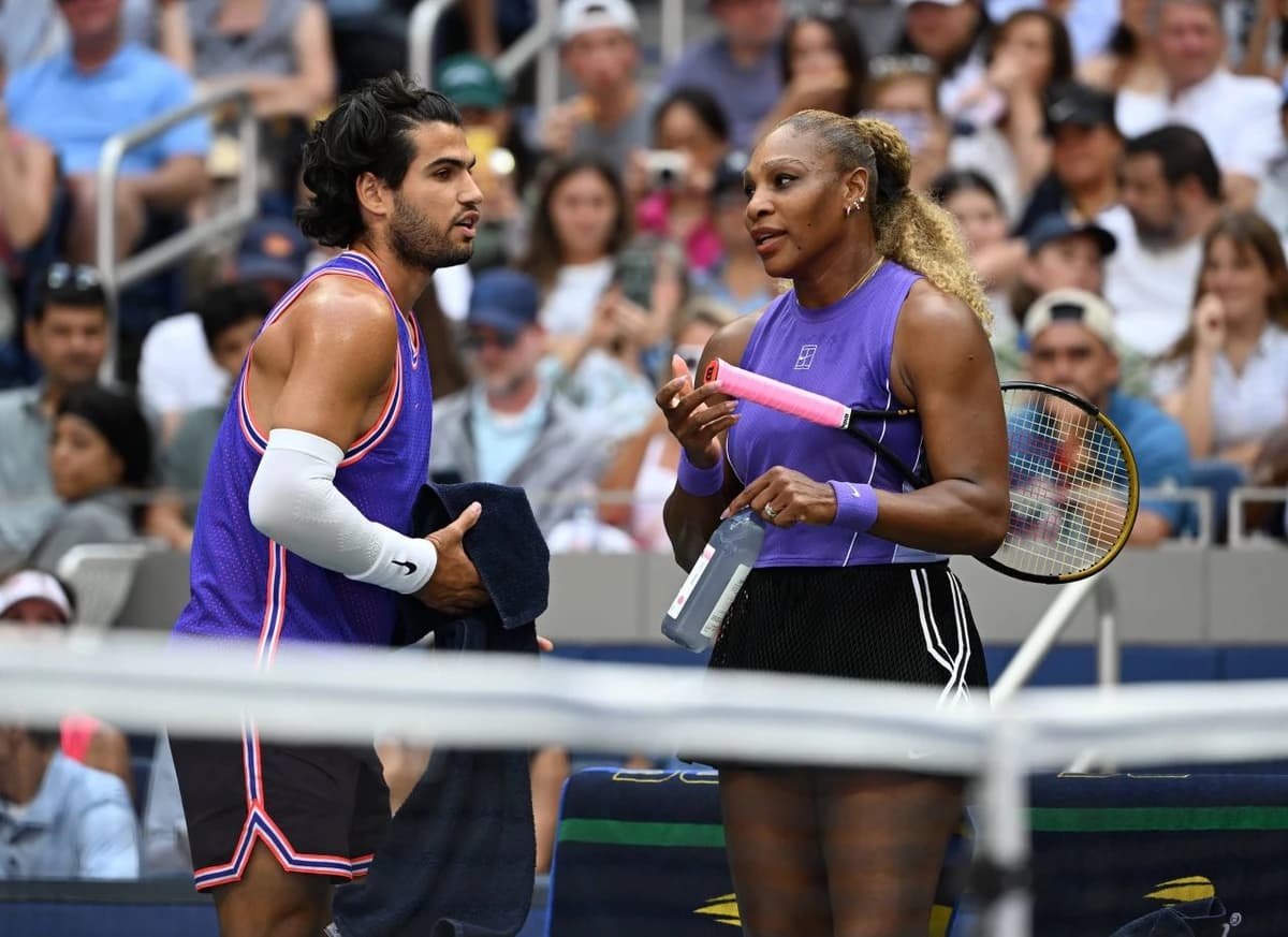 Cum s-au descurcat Williams și Alcaraz în proba de dublu mixt de la US Open. Soții Monfils au făcut