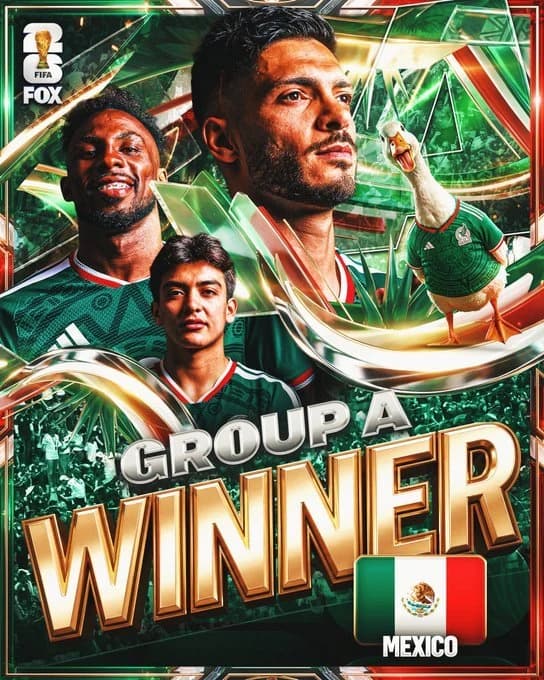 Cupa Mondială 2026: Mexic a învins Coreea de Sud, scor 1-0, şi este prima echipă calificată în 16-im