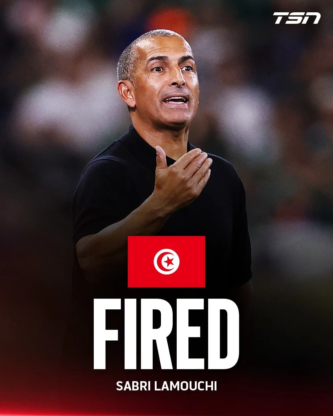 Cupa Mondială 2026: Selecţionerul Tunisiei, Sabri Lamouchi, a fost demis după umilinţa cu Suedia, 1-
