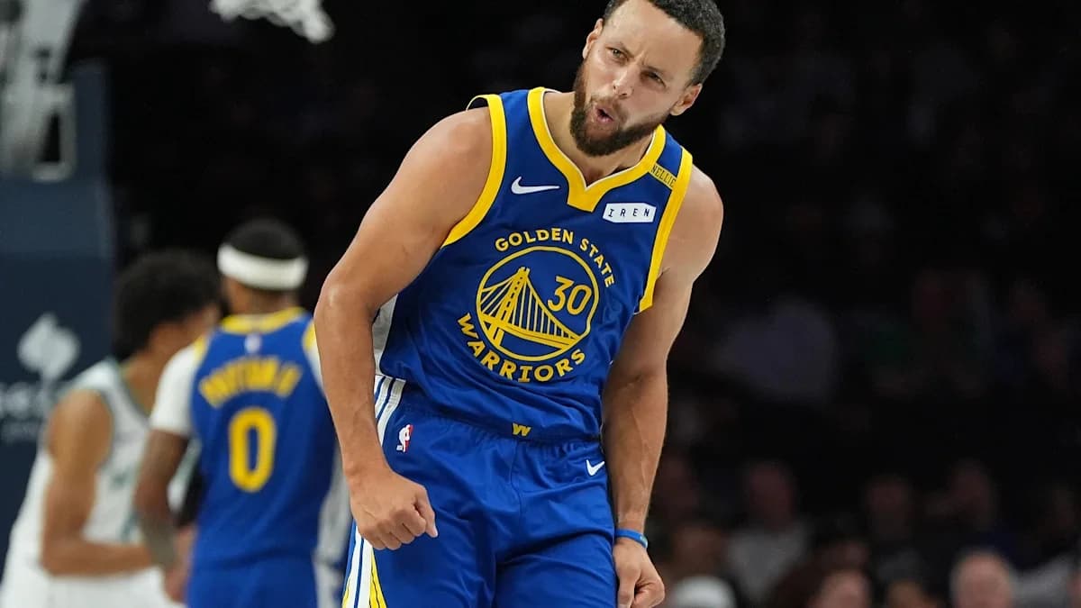 Curry scores 44 points as the Warriors hold on to beat the Timberwolves 119-114