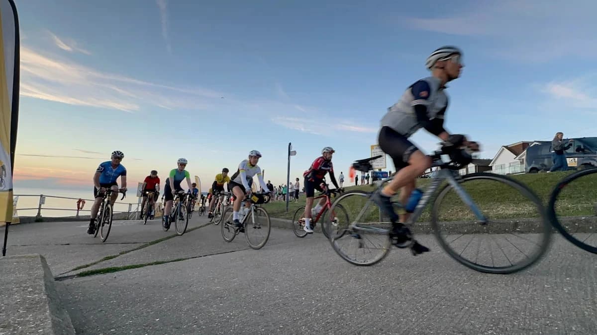 Cyclists tackle 200-mile dawn-to-dusk challenge