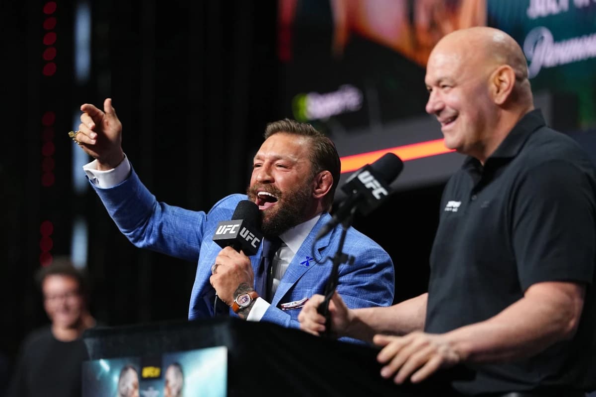 Dana White confirms Conor McGregor out for a year as pair reunite over Facetime for first time since
