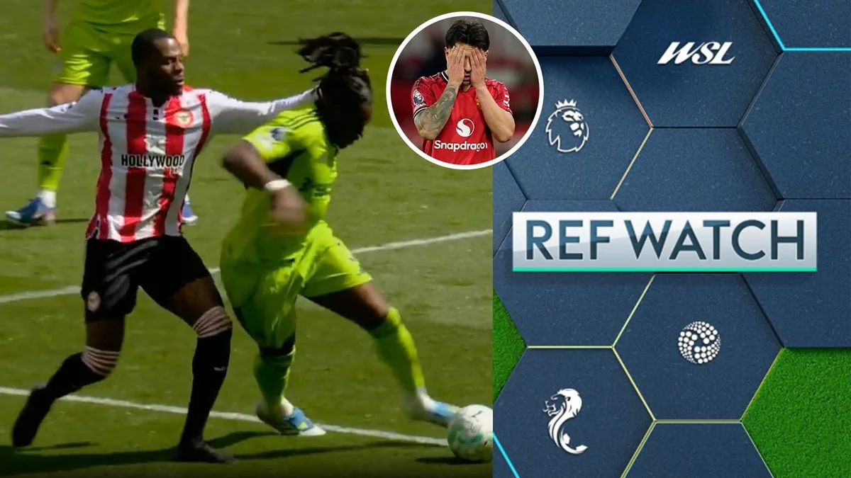 Dango Ouattara: Why did Brentford forward not see red for hair pull when Lisandro Martinez did?