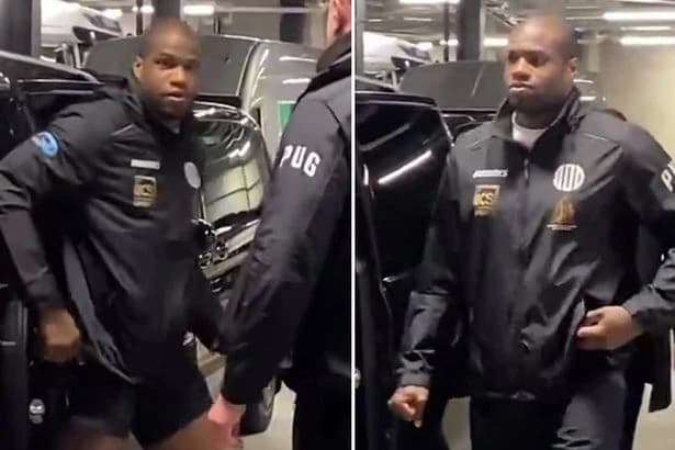 Daniel Dubois arrives late for world title fight against Fabio Wardley