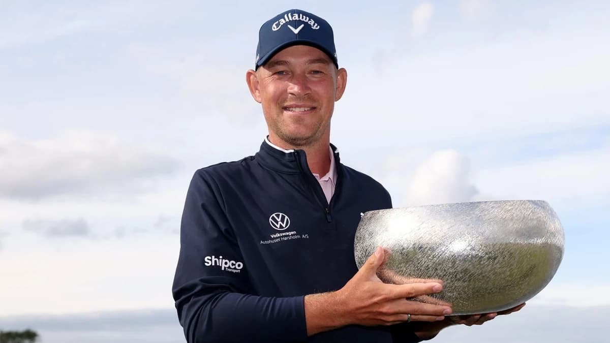Danish Golf Championship: Jeff Winther pips fellow Dane Rasmus Højgaard in thrilling finish to DP Wo