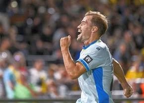 Darius Olaru, primul GOL pentru Union SG! A prins un voleu superb