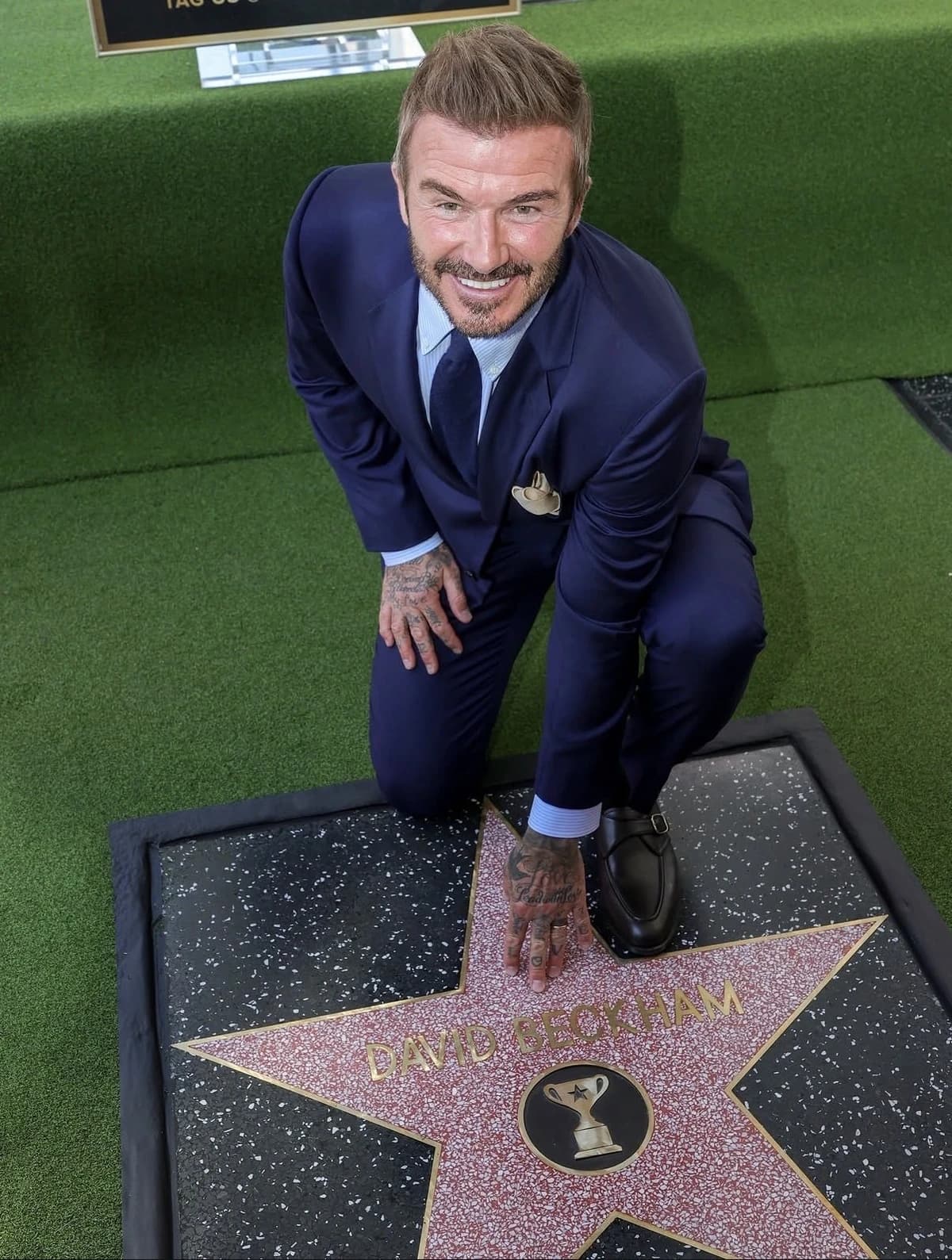 David Beckham a primit o stea pe Walk of Fame, în contextul în care Los Angelesul găzduieşte meciuri