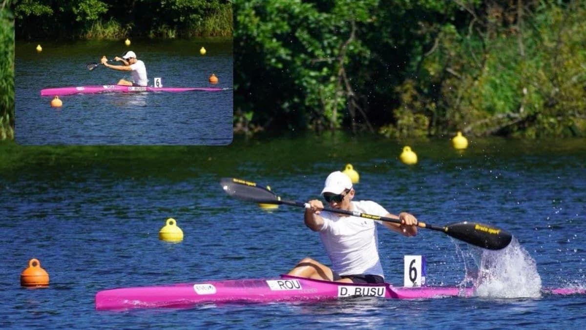 David Bușu domină Campionatul Național de Kaiac Viteză de la Bascov!