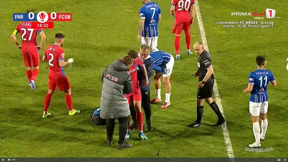 David Miculescu s-a accidentat în Farul - FCSB - Imaginea 27
