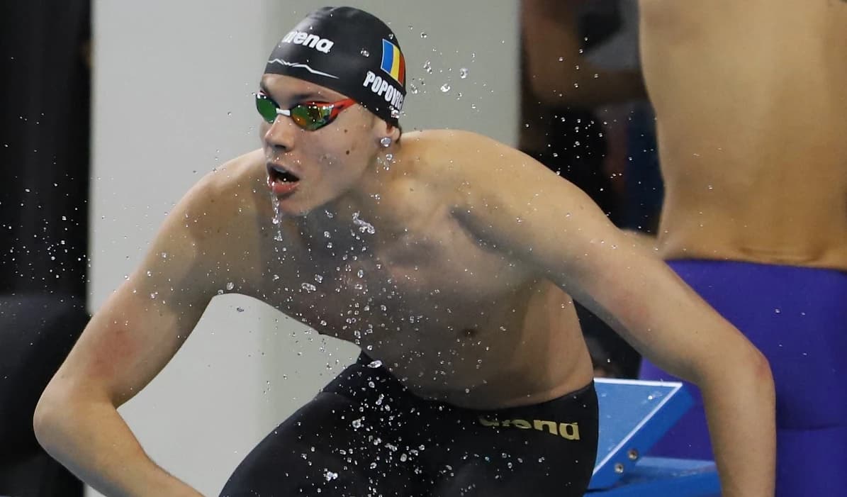 David Popovici a câștigat a cincea medalie la Naționalele de Natație. Singura probă în care campionu