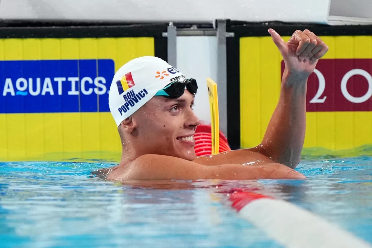 David Popovici a câștigat aurul la 200 m liber la Europene! Moment istoric la Paris