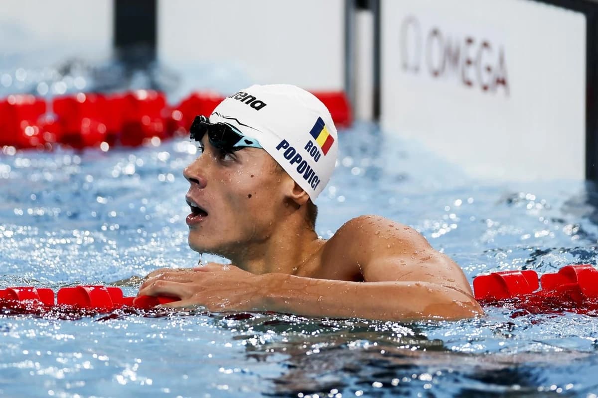 David Popovici a câștigat medalia de aur la Campionatele Naționale de natație din 2026. Prima compet