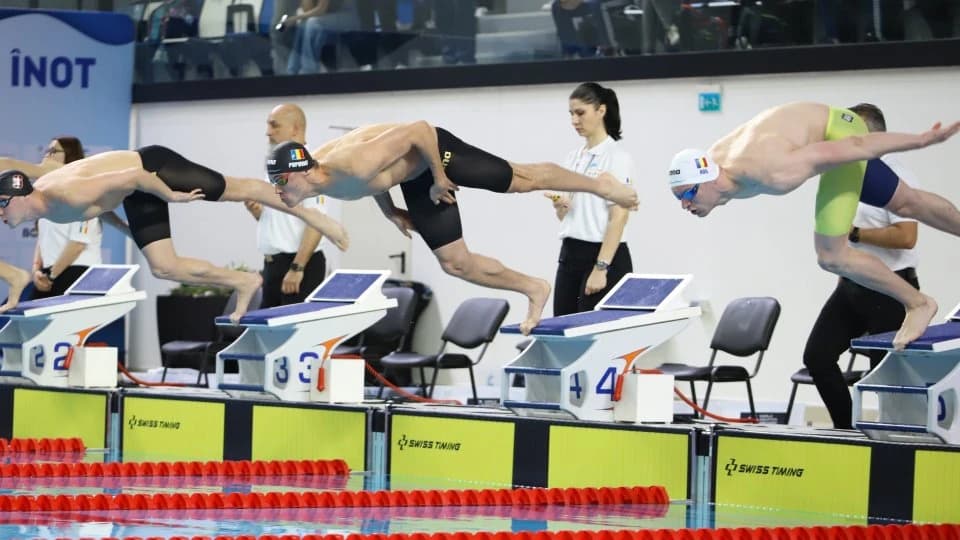 David Popovici a câștigat titlul în proba de 100 de metri liber, la Campionatele Naționale de înot d