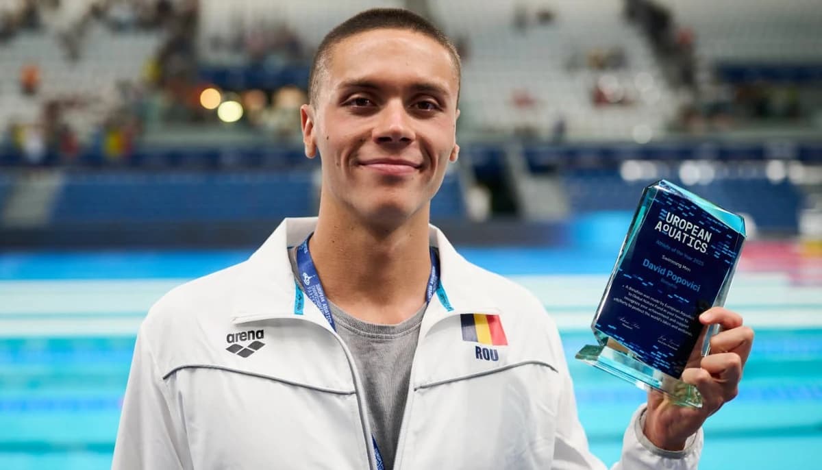 David Popovici a luat marele premiu! Federația Europeană de Natație i l-a oferit la Paris după cele