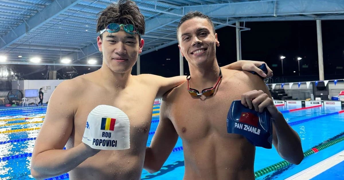 David Popovici, ajutat de rivalul Pan Zhanle la Campionatele Europene! "Face parte din strategie"