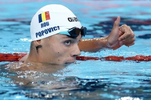 David Popovici atacă o bornă istorică la CE de natație de la Paris. Când concurează campionul român