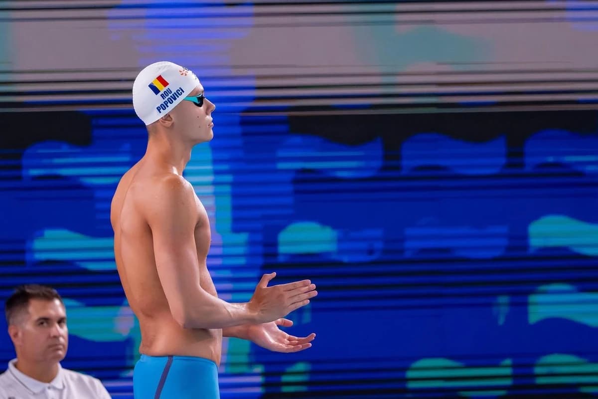 David Popovici, aur și nou record al competiției la proba de 100 m, la Campionatele Europene de Nata