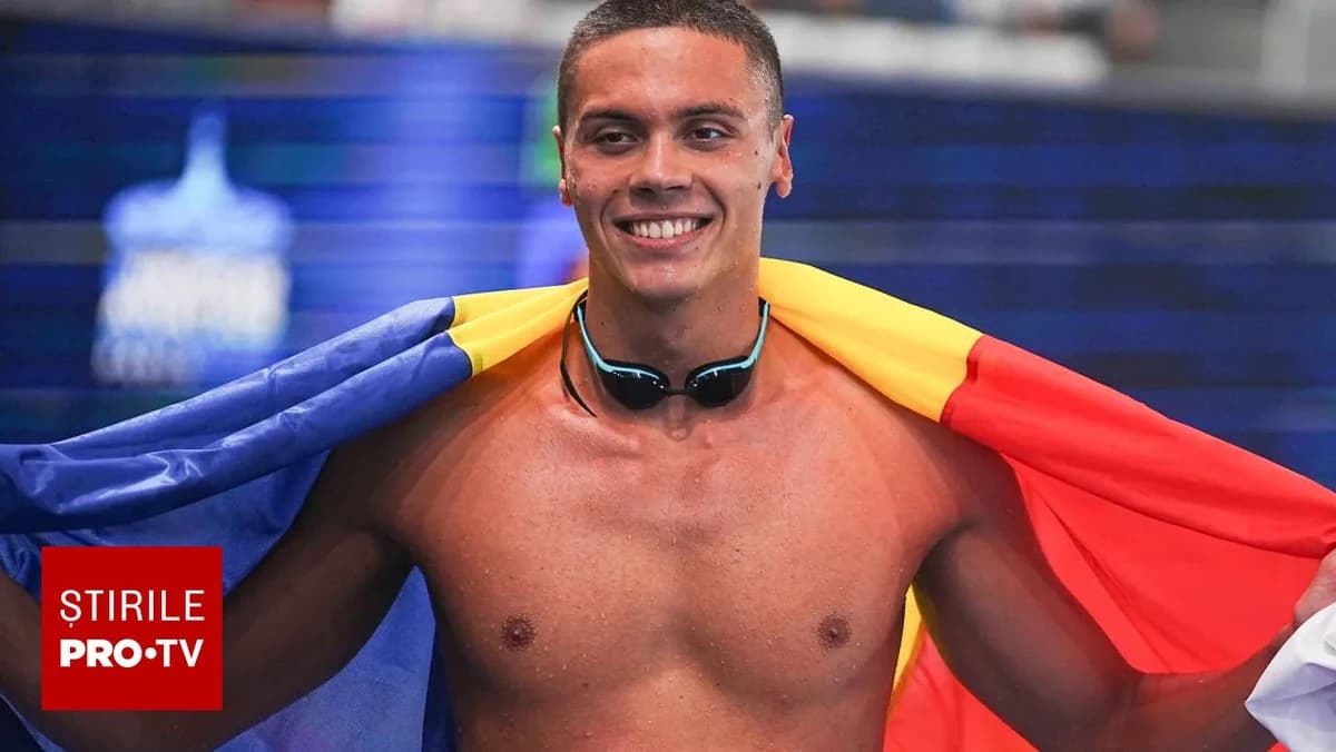 David Popovici, dezvăluire după aurul la 100 și 200 de metri la Europene: „Îmi doresc să ne înfruntă