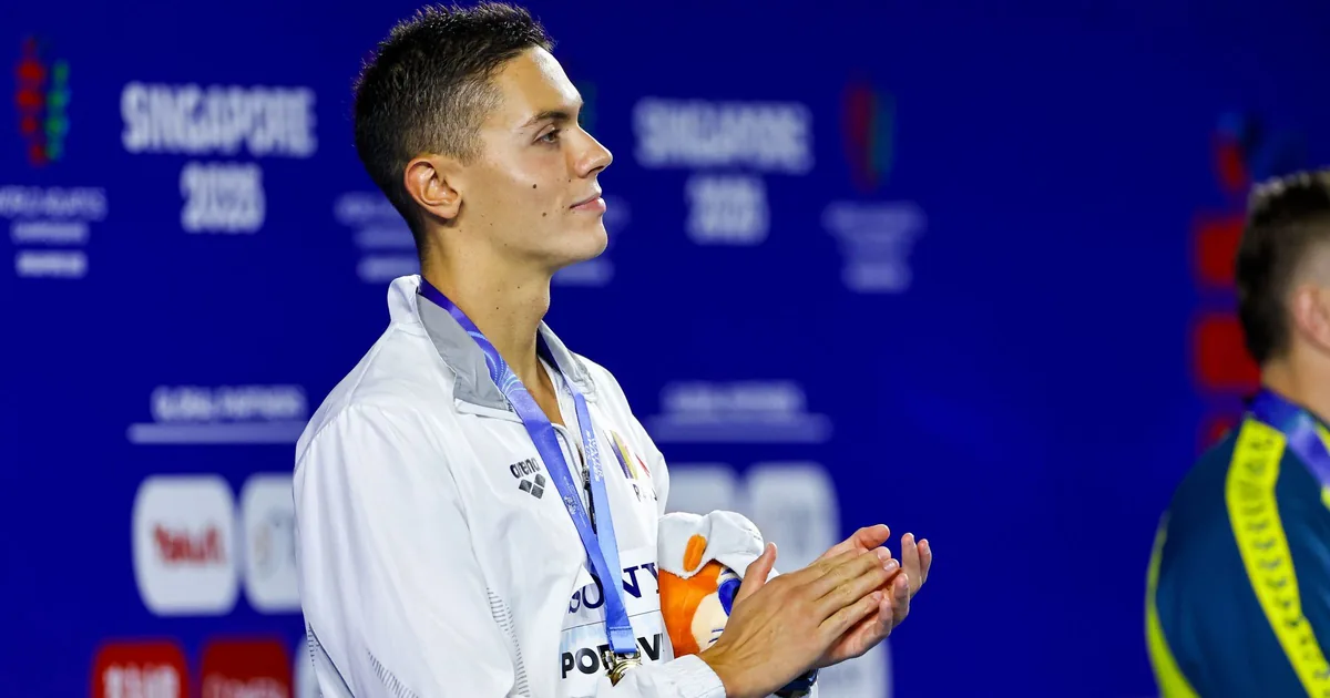 David Popovici, eclipsat în prima zi de la Campionatele Naționale de înot! Au căzut două recorduri a