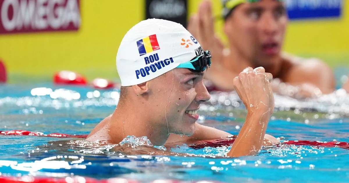 David Popovici, în finala de 200 m liber de la Europene! Românul, în fața unei performanțe colosale