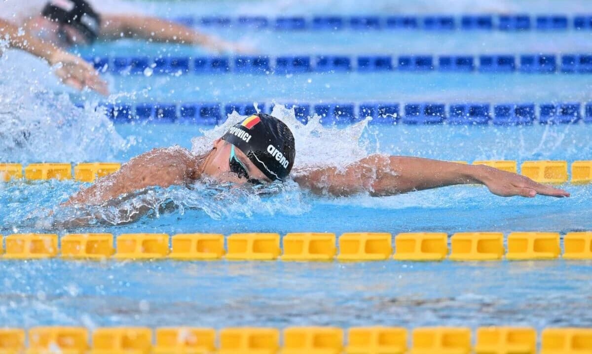 David Popovici înoată în semifinalele probei de 100 m liber la Europene, la ora 20:36 LIVE TEXT