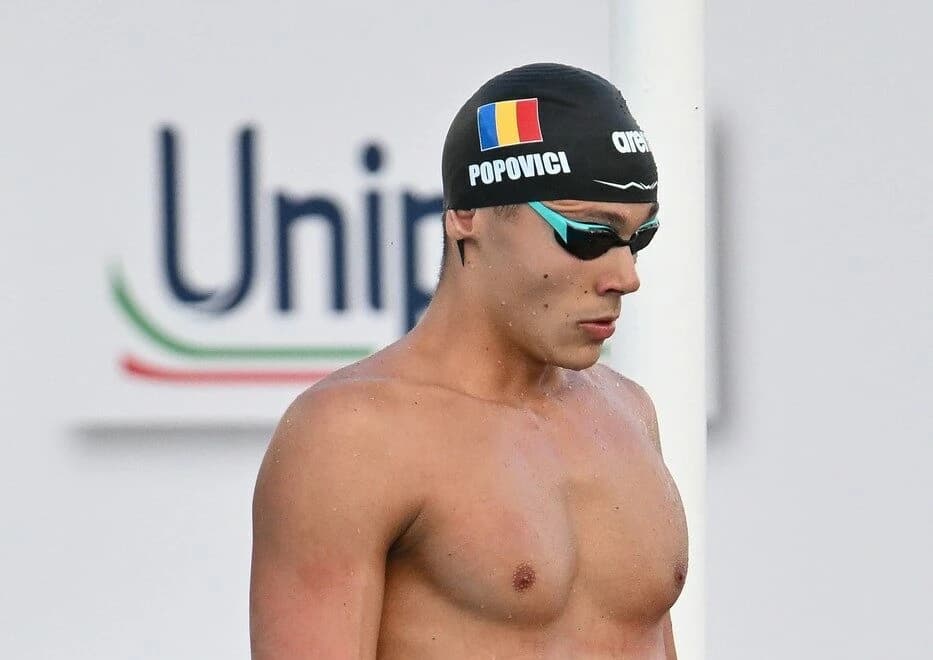 David Popovici, la Campionatele Europene de înot de la Paris. Ora la care intră în bazin și unde se