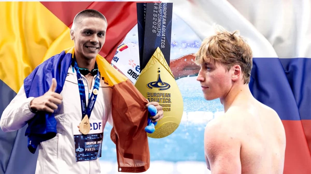 David Popovici, prima aroganță la adresa rusului Kornev. „Proba de 100 de metri are două bazine”