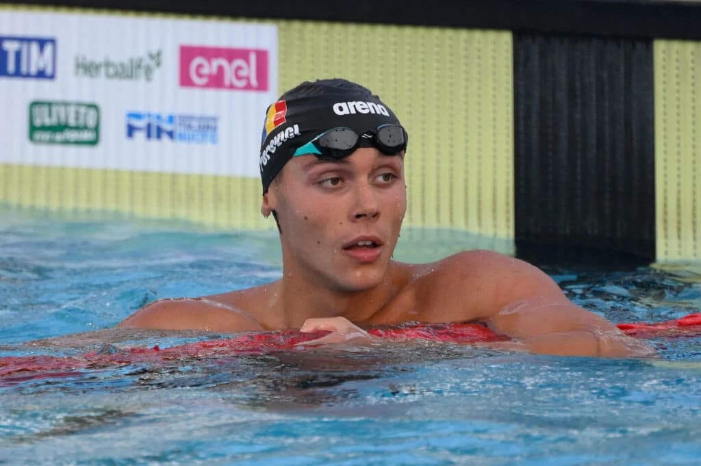 David Popovici se califică în finală la proba de 100 m liber la Europenele de înot cu record al comp