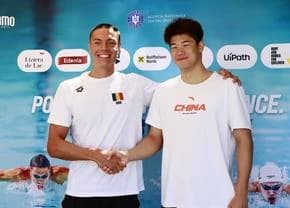 David Popovici și Pan Zhanle, față în față la București: „Nu știu care e Ronaldo și care e Messi” »